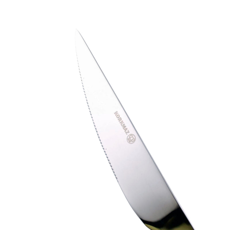 Korkmaz Truva Stainless Steel Dinner Knive Set - 6pcs