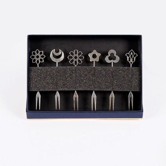 Korkmaz Icon 6-Piece Stainless Steel Dessert Cutlery Set for 6 - Made in Turkey