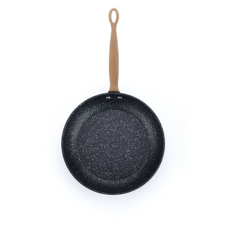 Korkmaz Vintage Pots and Pans Set Nonstick, Green Granite Kitchen Cookware Sets, 5 Pcs Non Stick Cooking Set w/ Frying Pans & Casserole (PFOS , PFOA Free)