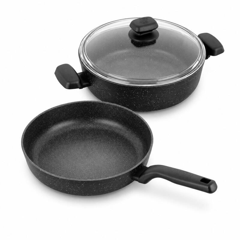 Korkmaz Ornella 3-Piece Non-Stick Cookware Set 26cm, Induction Compatible