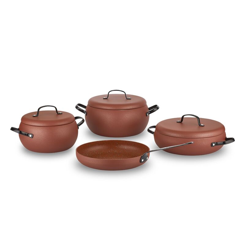 Korkmaz Pottery Non-Stick Cookware Set 7 Piece