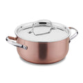Korkmaz Divani 24x12cm Stainless Steel Stock Pot (Soup Pot) with Copper Body - Made in Turkey