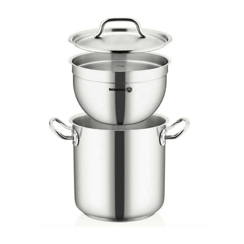 Korkmaz Proline Gastro Stainless Steel Mixing Bowl - Food Preparation Container, Made in Turkey