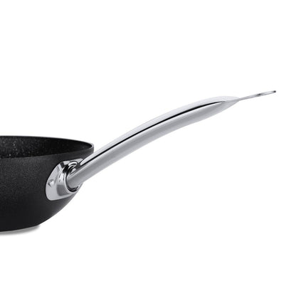 Korkmaz Nero 30x8.6cm Non-Stick Induction Wok - PFOA-Free, Made in Turkey