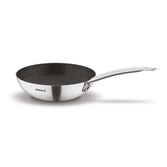 Korkmaz Proline Gastro Non-Stick Wok - Gas Stove Compatible, Made in Turkey