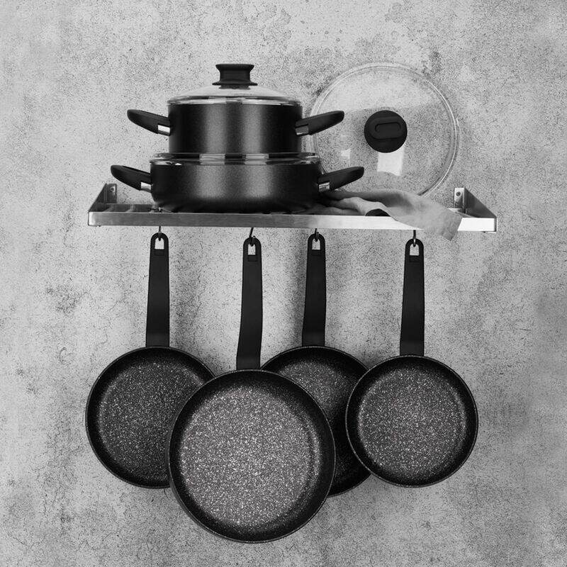 Korkmaz Lina Non-Stick Saucepan - 18x9cm, Free from PFOA, Cadmium, or Lead, Made in Turkey