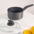 Korkmaz Lina Non-Stick Saucepan - 18x9cm, Free from PFOA, Cadmium, or Lead, Made in Turkey