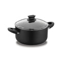 Korkmaz Lina Non-Stick Stock Pot (Soup Pot) - Free From PFOA, Cadmium, and Lead, Made in Turkey