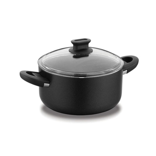 Korkmaz Lina Non-Stick Stock Pot (Soup Pot) - Free From PFOA, Cadmium, and Lead, Made in Turkey