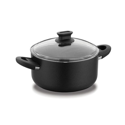 Korkmaz Lina Non-Stick Stock Pot (Soup Pot) - Free From PFOA, Cadmium, and Lead, Made in Turkey