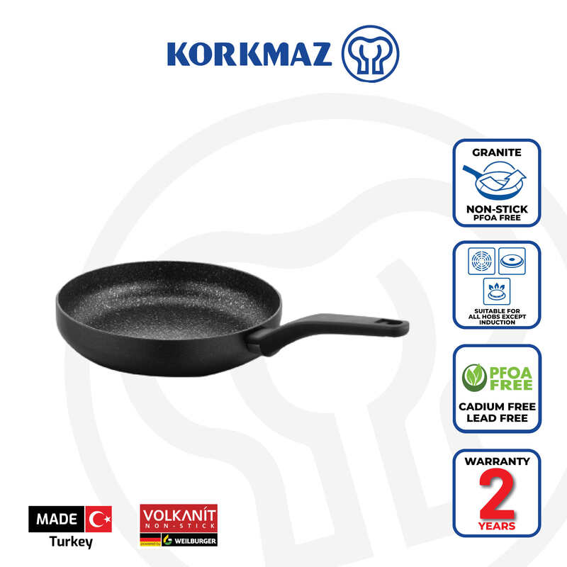 Korkmaz Lina Non-Stick Frying Pan - Free From PFOA, Cadmium, and Lead, Made in Turkey