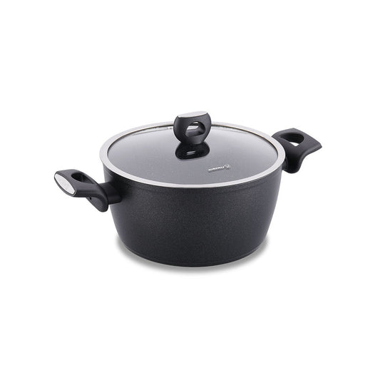 Korkmaz Nora Non-Stick Stock Pot (Soup Pot) - 24x11.7cm, Free From PFOA, Cadmium, and Lead, Made in Turkey