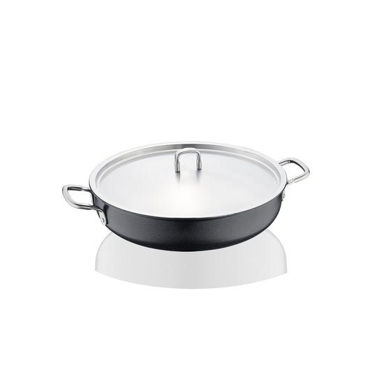 Korkmaz Doria Eksta Non Stick Cooking Pot with Lid - 32x8cm, Gas Stove Compatible, PFOA Free, Made In Turkey
