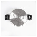 Korkmaz Nora Stainless Steel Cooking Pot with Lid - 24x8 cm, Induction Compatible, Made in Turkey