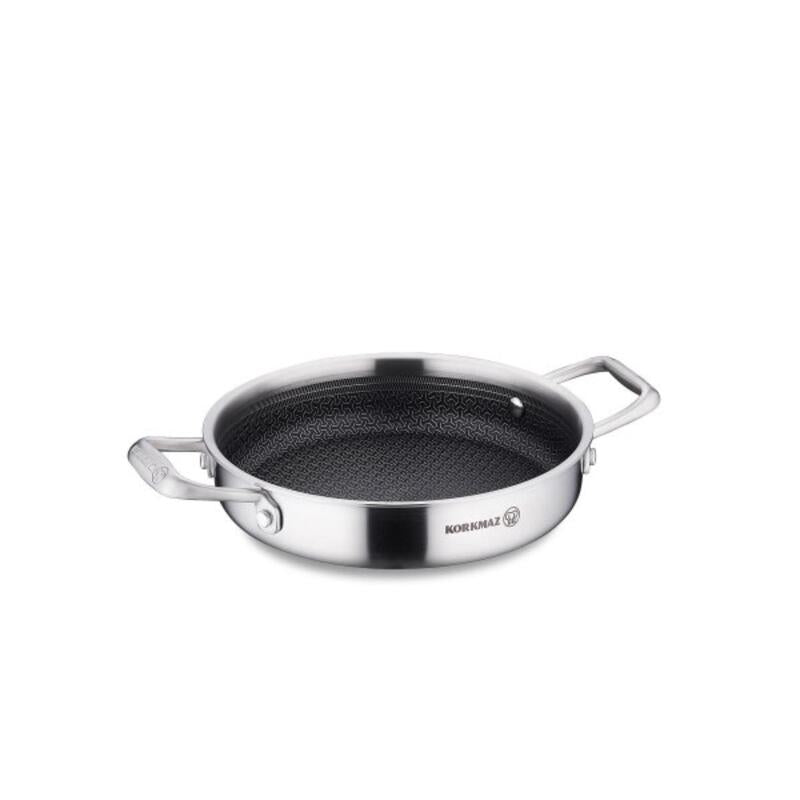 Korkmaz Altima Stainless Steel Honeycomb Frying Pan 20cm