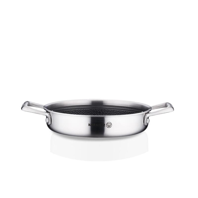 Korkmaz Altima Stainless Steel Honeycomb Frying Pan 20cm