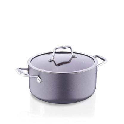 Korkmaz Boena Ceramic Non-Stick Stock Pot 28cm – Scratch Resistant, Induction Compatible Cooking Pot