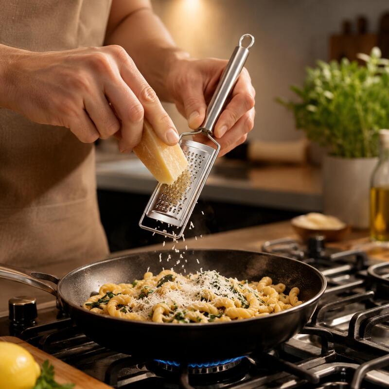 Korkmaz Twisty 18/10 Stainless Steel Handheld Grater 27cm