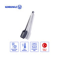 Korkmaz Twisty Silicone Grill Tongs with Locking Ring, Non-Stick Safe