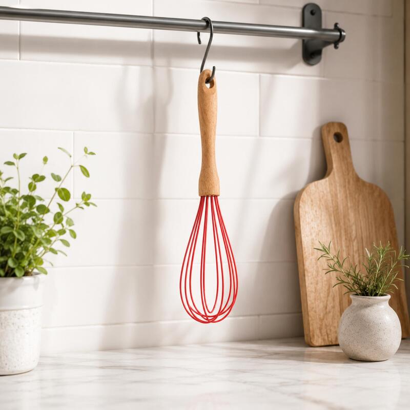 Korkmaz Natura Twisty 31cm Hand Whisk for Baking and Mixing