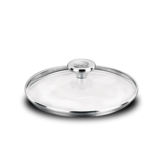 Korkmaz Aroma Glass Lid with Stainless Steel Handle -  Frying Pan Lid