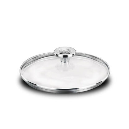 Korkmaz Aroma Glass Lid with Stainless Steel Handle -  Frying Pan Lid