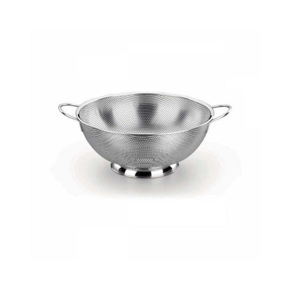 Korkmaz 316 Stainless Steel Colander, Strainer with Riveted and Heat Resistant Handles
