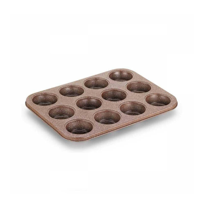 Korkmaz Muffy Non-Stick 12 Cups Standard Muffin Pan