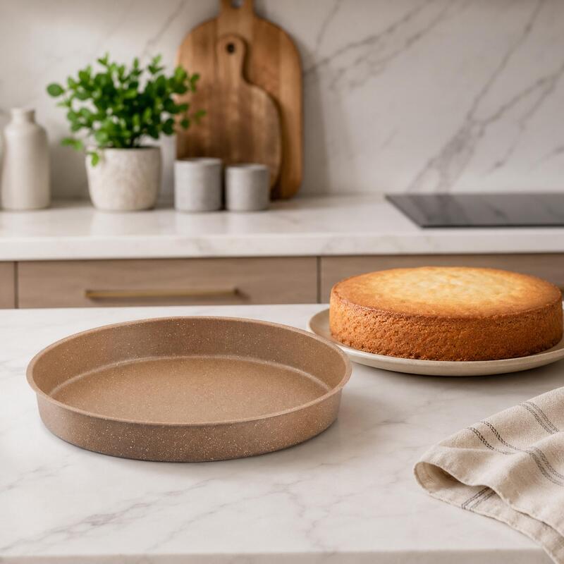 Korkmaz Torta 36cm Non-Stick Round Oven Tray for Cake, Pizza and Pastries