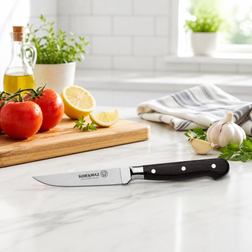 Korkmaz Sürmene Turkey Stainless Steel Kitchen Knife , Made in Turkey