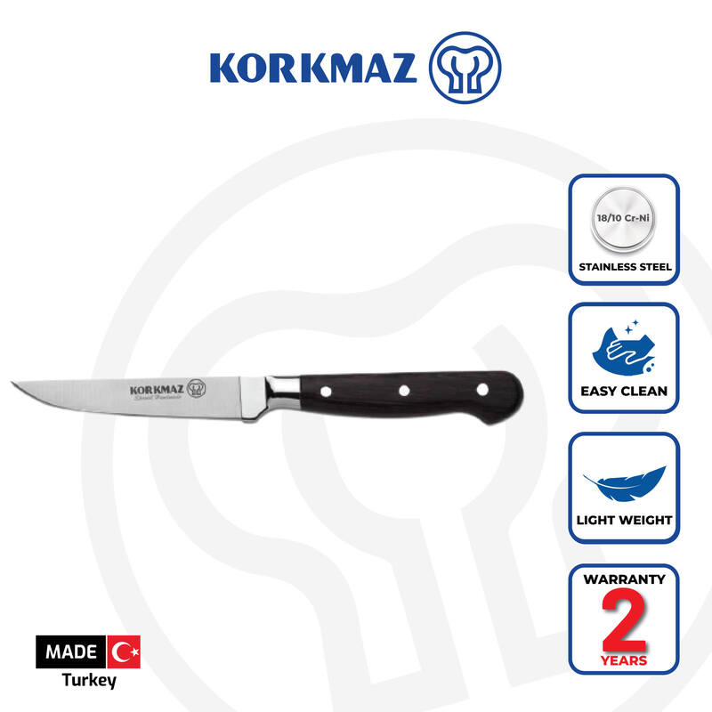 Korkmaz Sürmene Turkey Stainless Steel Kitchen Knife , Made in Turkey