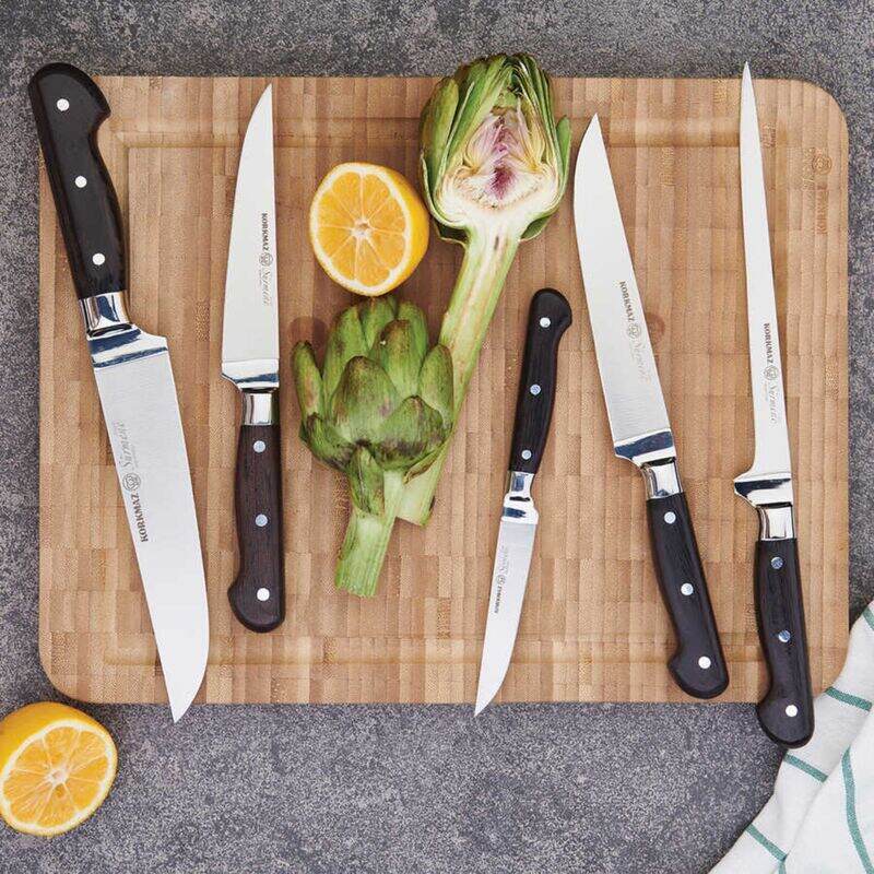 Korkmaz Sürmene Turkey Stainless Steel Kitchen Knife , Made in Turkey