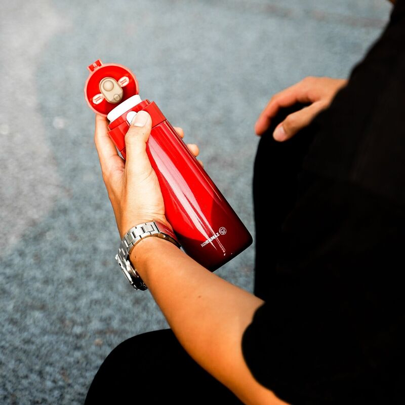 Korkmaz Bambino Plus Stainless Steel Insulated Water Bottle - BPA-Free Kids Tumblers, Made in Turkey