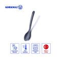 Korkmaz Twisty Heat-Resistant Silicone Serving Spoon, BPA-Free, Grey