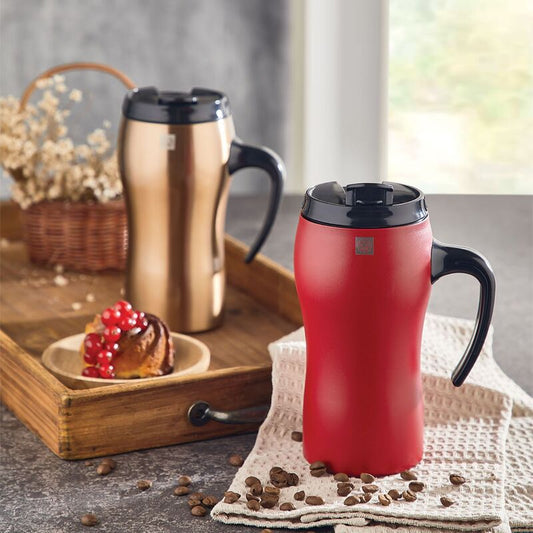 Korkmaz Comfort Stainless Steel Vacuum Insulated Travel Tumbler - Durable Coffee Mug, Made in Turkey