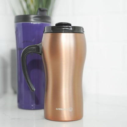 Korkmaz Comfort Stainless Steel Vacuum Insulated Travel Tumbler - Durable Coffee Mug, Made in Turkey