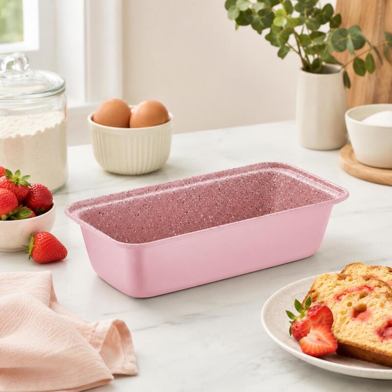 Korkmaz Torta 2-Piece Mini Granite Non-Stick Loaf Cake Pan Set