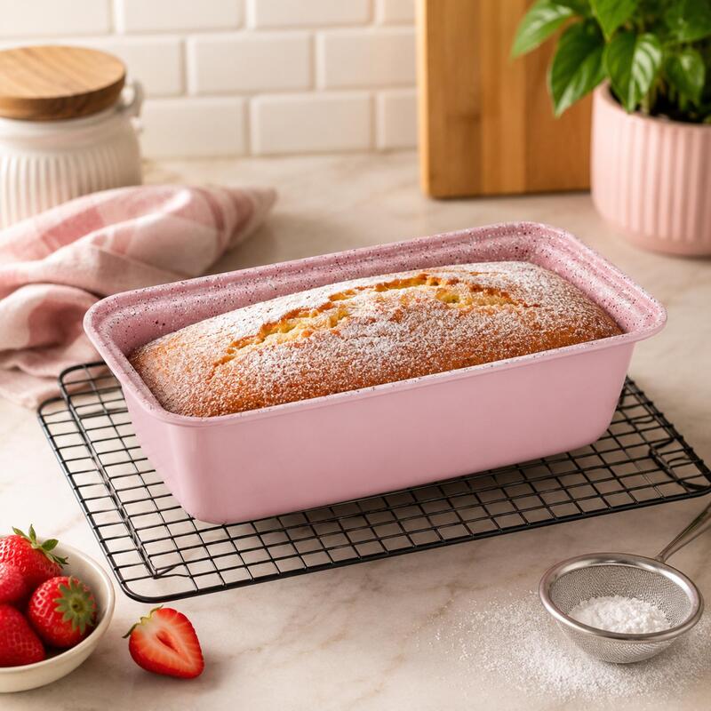 Korkmaz Torta 2-Piece Mini Granite Non-Stick Loaf Cake Pan Set
