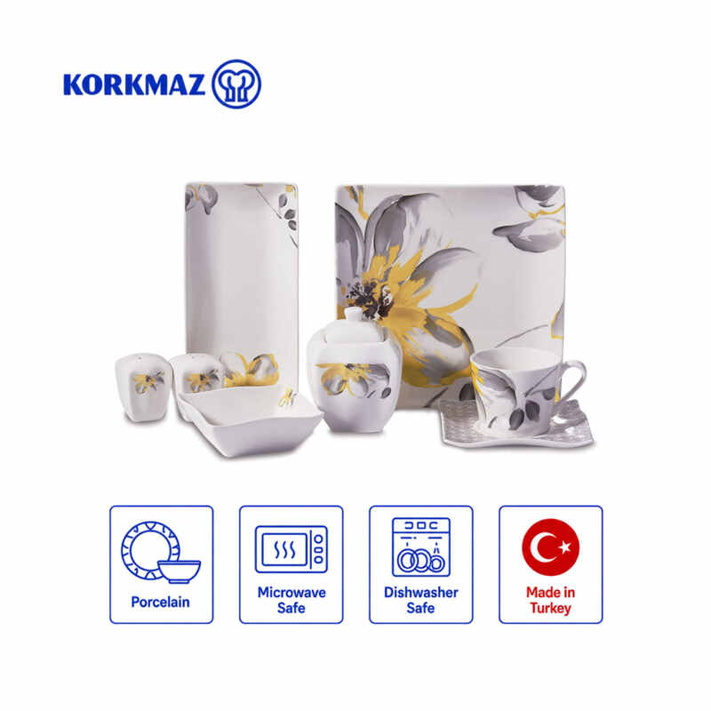 Korkmaz Link Collection Breakfast Set - 28 Pieces
