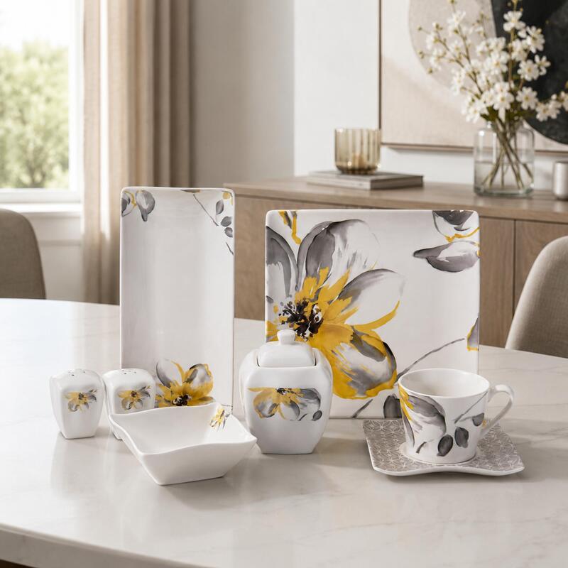 Korkmaz Link Collection Breakfast Set - 28 Pieces