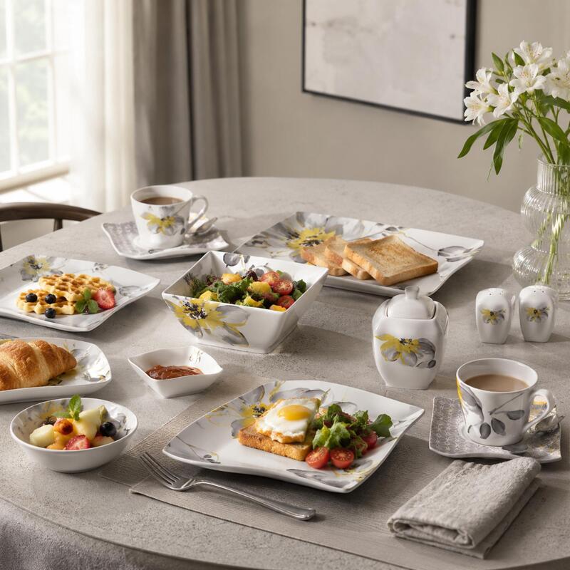Korkmaz Link Collection Breakfast Set - 28 Pieces