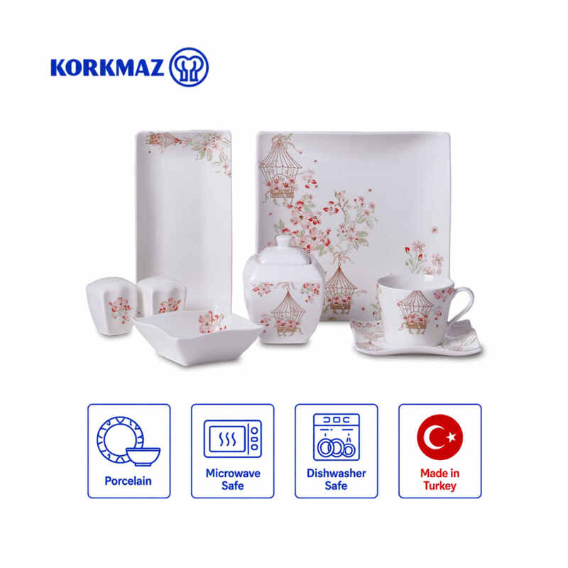Korkmaz Link Collection Breakfast Set - 28 Pieces