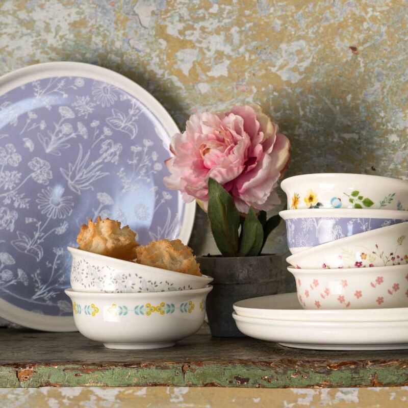 Korkmaz Kappa Collection Breakfast Set - 30 Pieces, Cups and Saucers Sets, Breakfast Plates, Teapot, Made in Turkey