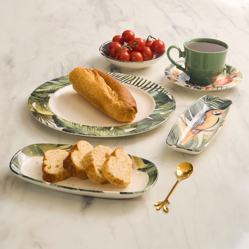 Korkmaz Natura Collection Breakfast Set - 26 Pieces, Cups and Saucers Sets, Breakfast Plates,  Made in Turkey