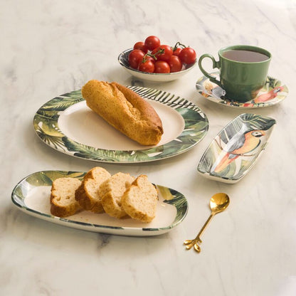 Korkmaz Natura Collection Breakfast Set - 26 Pieces, Cups and Saucers Sets, Breakfast Plates,  Made in Turkey