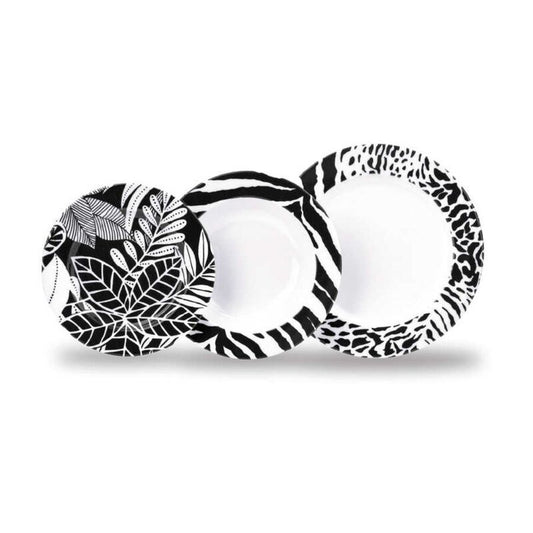 Korkmaz Natura Collection Breakfast Set - 26 Pieces, Cups and Saucers Sets, Breakfast Plates,  Made in Turkey