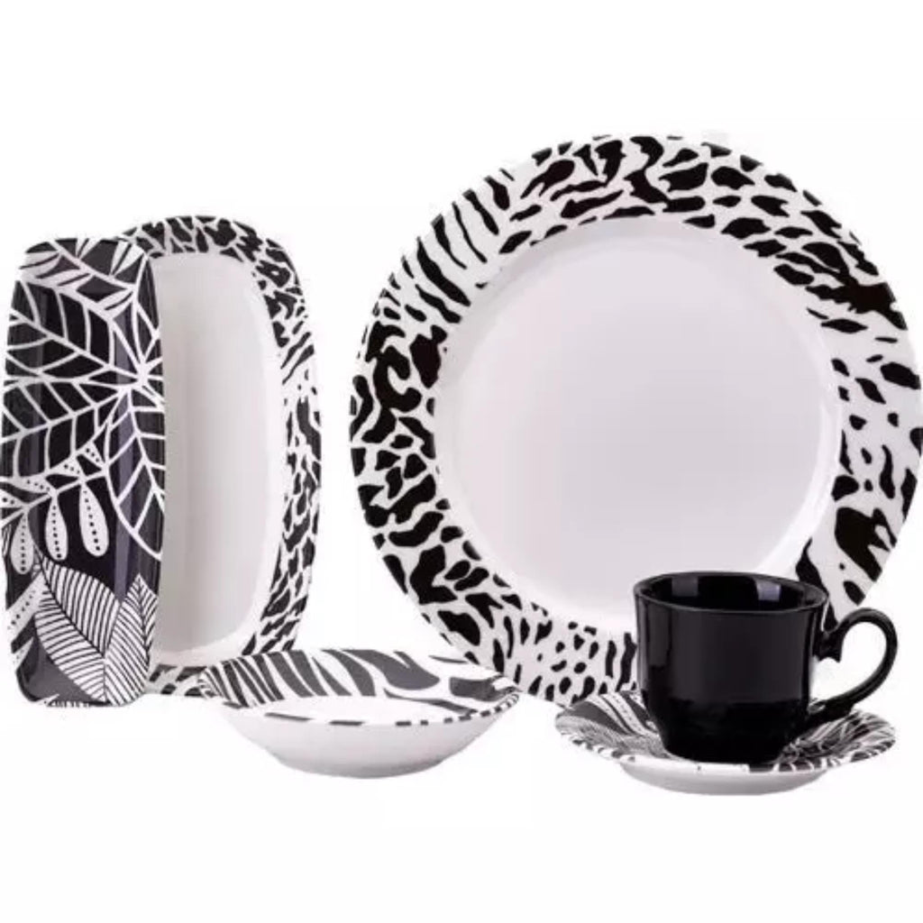 Korkmaz Natura Collection Breakfast Set - 26 Pieces, Cups and Saucers Sets, Breakfast Plates,  Made in Turkey