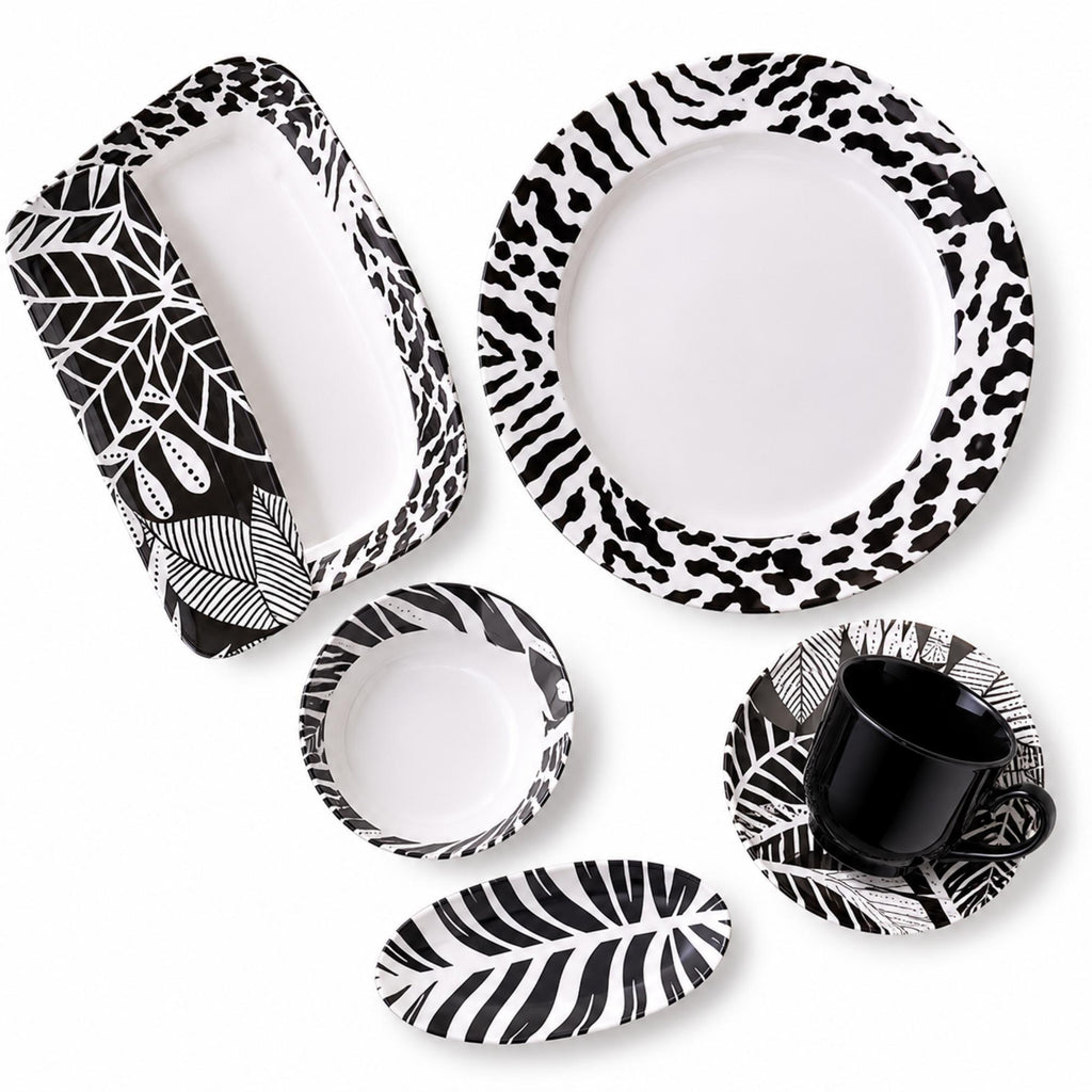 Korkmaz Natura Collection Breakfast Set - 26 Pieces, Cups and Saucers Sets, Breakfast Plates,  Made in Turkey