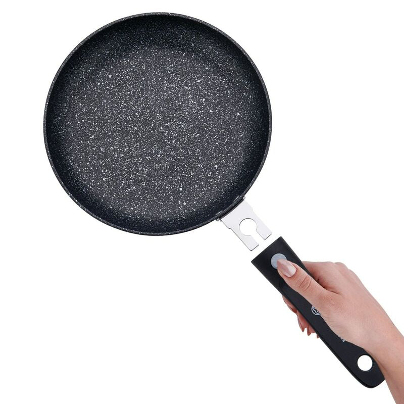 Korkmaz Ornella Practical Non-Stick Frying Pan with Removable Handle, Induction Compatible