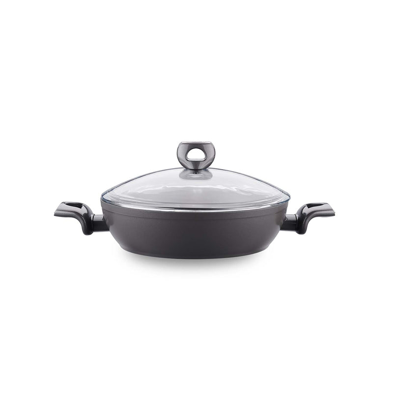 Korkmaz Nora Non-Stick Ceramic Pot with Glass Lid | Multiple Sizes Available